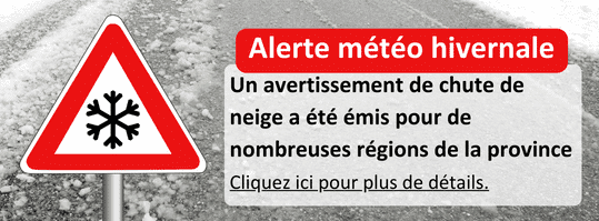 Avis de tempête hivernale